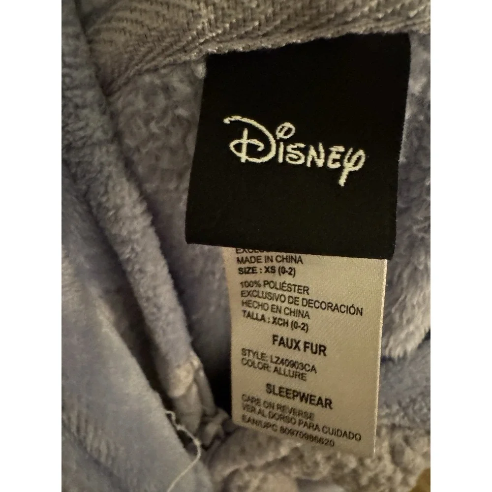 Disney Winnie The Pooh Eeyore Pajamas Womens XS Plush‎ Soft Union Suit Whimsical